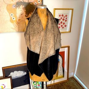 MARC NEW YORK fur vest size large